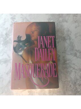 Janet Dailey “Masquerade” Hardcover Romance Novel